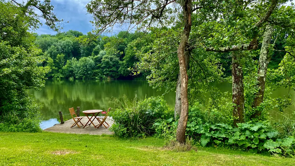River Lot at the bottom of the Lasclottes garden